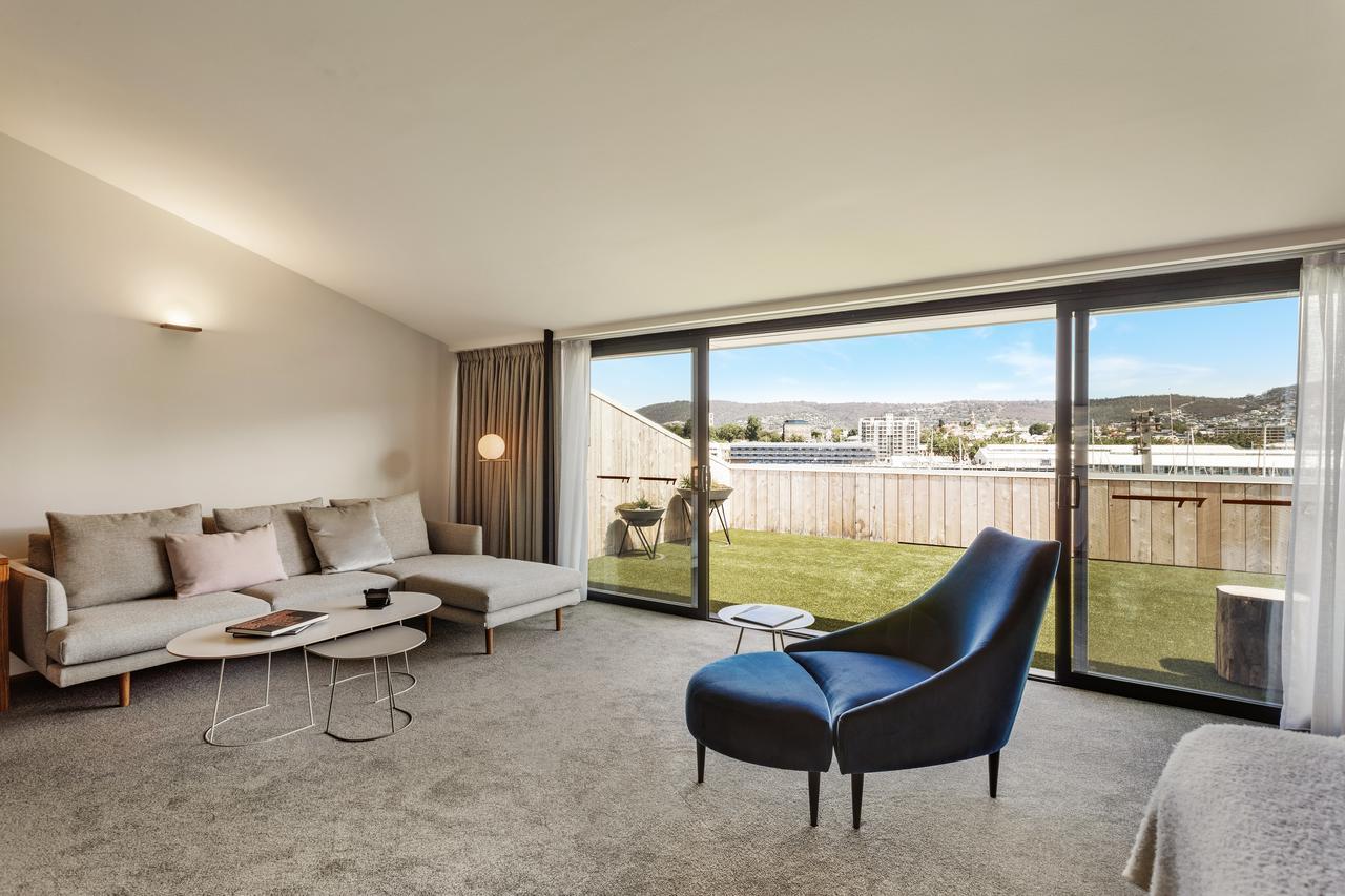 Macq 01 Hotel Hobart Luaran gambar Living room