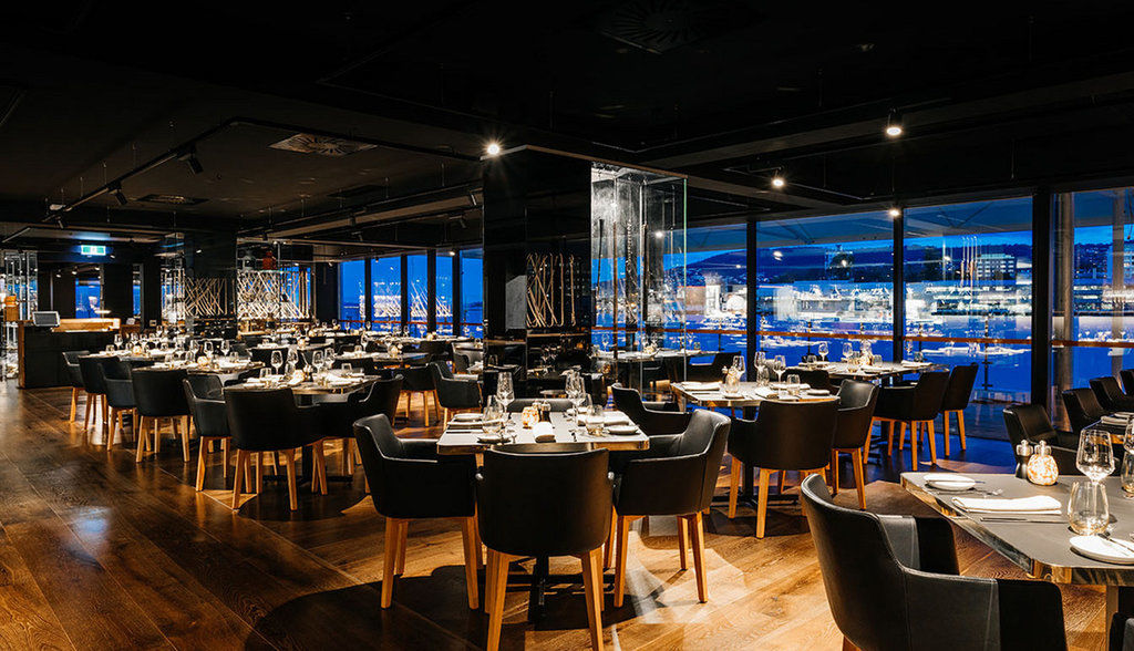 Macq 01 Hotel Hobart Luaran gambar Restaurant in the hotel